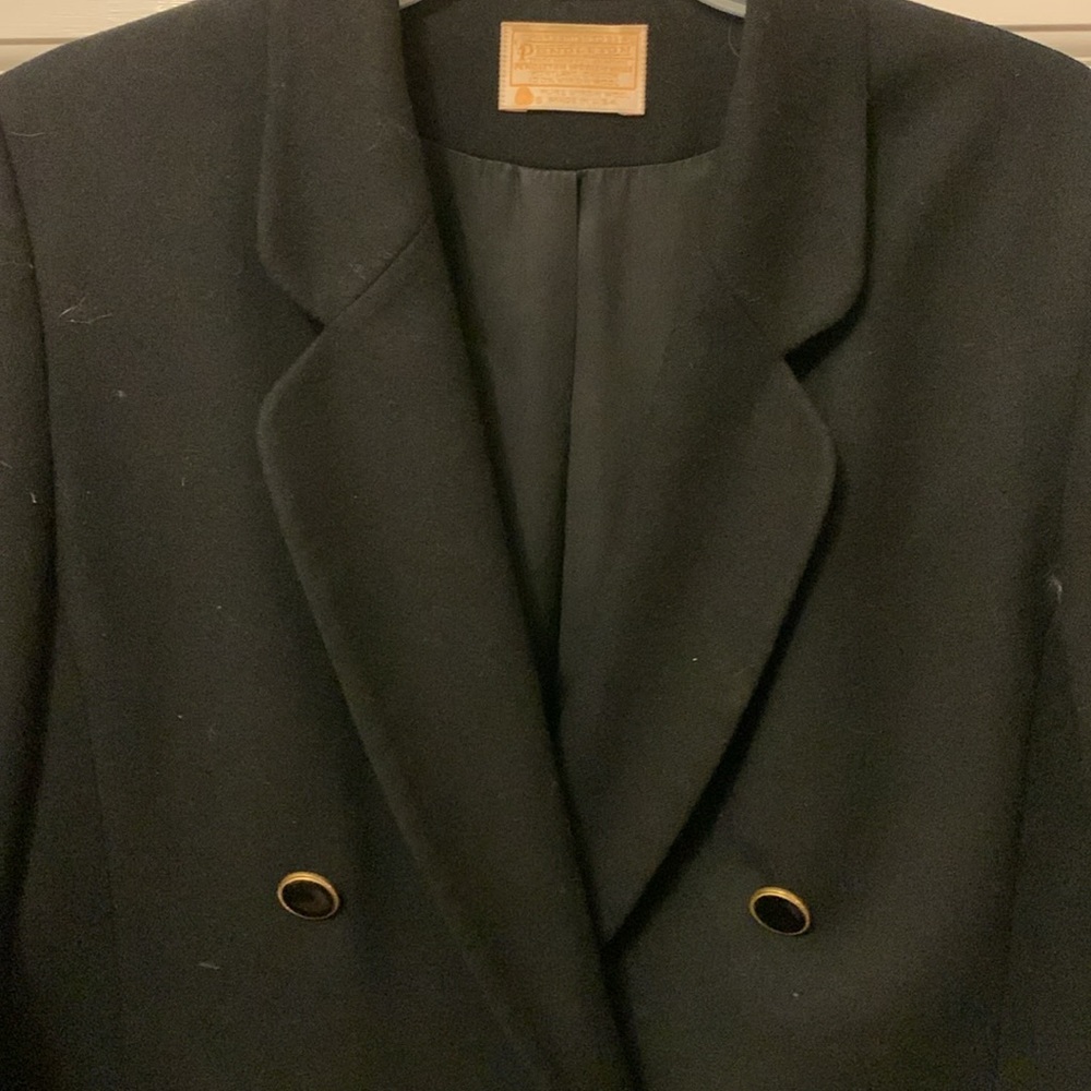 Pendleton Black Wool Women’s Blazer - image 3